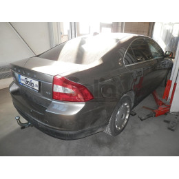 V079A GALIA Полностью оцинкованный фаркоп на Volvo S80 2006-2016, Volvo V70 2007-2016. Подрозетник убирается за бампер. Тип шара: A. Невидимый вырез бампера. Нагруз
