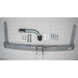 V079A GALIA Полностью оцинкованный фаркоп на Volvo S80 2006-2016, Volvo V70 2007-2016. Подрозетник убирается за бампер. Тип шара: A. Невидимый вырез бампера. Нагруз