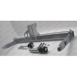 V079A GALIA Полностью оцинкованный фаркоп на Volvo S80 2006-2016, Volvo V70 2007-2016. Подрозетник убирается за бампер. Тип шара: A. Невидимый вырез бампера. Нагруз
