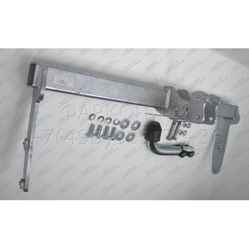 V079A GALIA Полностью оцинкованный фаркоп на Volvo S80 2006-2016, Volvo V70 2007-2016. Подрозетник убирается за бампер. Тип шара: A. Невидимый вырез бампера. Нагрузки: 2100/90 кг, масса фаркопа 14,52 кг