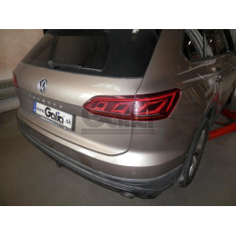 V092C GALIA Полностью оцинкованный фаркоп на Volkswagen Touareg 2018-. Подрозетник убирается за бампер. Тип шара: C (горизонтальный съемный). Невидимый выре