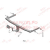 VW 25 AVTOS Фаркоп на Volkswagen Golf V хетчбек 2003-2008, Volkswagen Golf V Plus 2005-2008, Volkswagen Golf VI хетчбек 2008-2013, Volkswagen Golf VI Plus 2008-2014. Необходима подрезка бампера. Тип шара: A. Нагрузки: 1250/75 кг, масса фаркопа 13,5 кг (бе