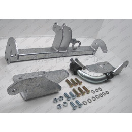 T060A GALIA Полностью оцинкованный фаркоп на Toyota Corolla E15 седан 2007-2013. Подрозетник убирается за бампер. Тип шара: A. Невидимый вырез бампера. Нагруз