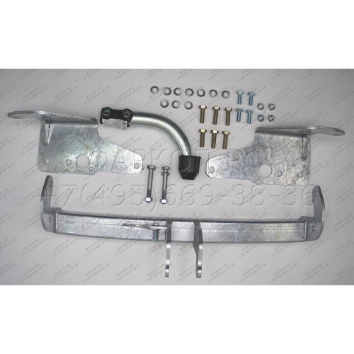 T060A GALIA Полностью оцинкованный фаркоп на Toyota Corolla E15 седан 2007-2013. Подрозетник убирается за бампер. Тип шара: A. Невидимый вырез бампера. Нагрузки: 1500/60 кг, масса фаркопа 16,82 кг