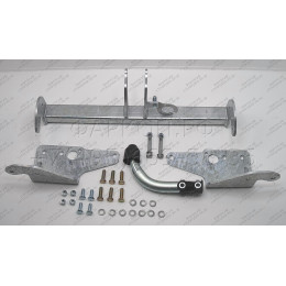 T060A GALIA Полностью оцинкованный фаркоп на Toyota Corolla E15 седан 2007-2013. Подрозетник убирается за бампер. Тип шара: A. Невидимый вырез бампера. Нагруз