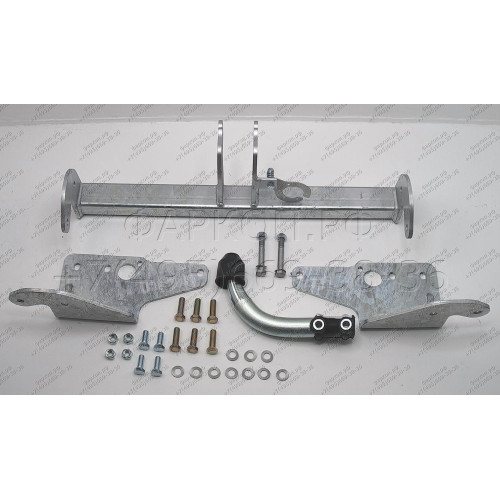 T060A GALIA Полностью оцинкованный фаркоп на Toyota Corolla E15 седан 2007-2013. Подрозетник убирается за бампер. Тип шара: A. Невидимый вырез бампера. Нагрузки: 1500/60 кг, масса фаркопа 16,82 кг