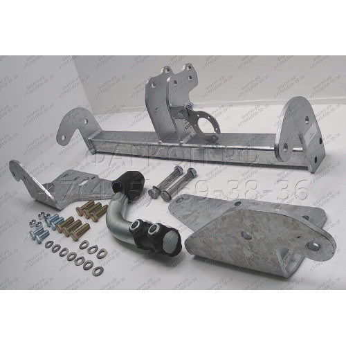 T060A GALIA Полностью оцинкованный фаркоп на Toyota Corolla E15 седан 2007-2013. Подрозетник убирается за бампер. Тип шара: A. Невидимый вырез бампера. Нагрузки: 1500/60 кг, масса фаркопа 16,82 кг