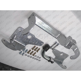 T060A GALIA Полностью оцинкованный фаркоп на Toyota Corolla E15 седан 2007-2013. Подрозетник убирается за бампер. Тип шара: A. Невидимый вырез бампера. Нагруз