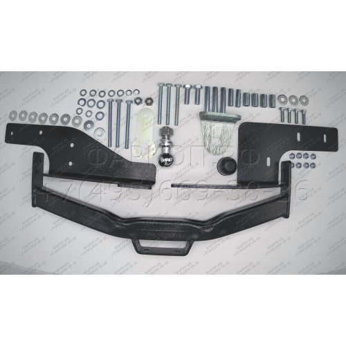 93102-FE MOTODOR Фаркоп с оцинкованным шаром на Haval H5 2020-2021, Great Wall Hover H3 New 2014-2016, Great Wall Hover H3 2010-2016, Great Wall Hover H5 2011-2016 без подрезки бампера. Тип шара: FE. Нагрузки: 2000/100 кг, масса фаркопа 21,8 кг (без элект