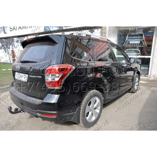 6311-A ORIS Фаркоп на Subaru Forester 2013-2018. Необходима подрезка бампера. Тип шара: A. Нагрузки: 1500/50 кг, масса фаркопа 16,7 кг (без электрики в комплекте)