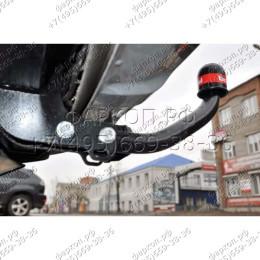 6746-A ORIS Фаркоп на Kia Sportage 2010-2015 без выреза в бампере. Тип шара: A. Нагрузки: 1500/75 кг, масса фаркопа 20 кг (без электрики в комплекте)