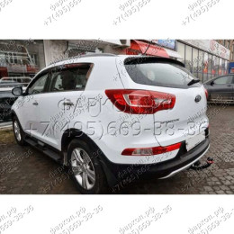 6746-A ORIS Фаркоп на Kia Sportage 2010-2015 без выреза в бампере. Тип шара: A. Нагрузки: 1500/75 кг, масса фаркопа 20 кг (без электрики в комплекте)