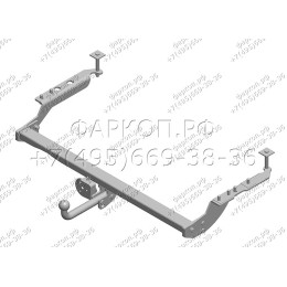 SU 06 AVTOS Фаркоп на Subaru Forester 1997-2008 без подрезки бампера. Тип шара: A. Нагрузки: 1500/75 кг, масса фаркопа 18,5 кг (без электрики в комплекте)