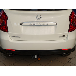 SY 010 AVTOS Фаркоп на SsangYong Actyon 2006-2011 без подрезки бампера. Тип шара: A. Нагрузки: 1200/75 кг, масса фаркопа 14,5 кг (без электрики в комплекте)
