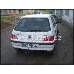 C-105 STEINHOF Фаркоп на Citroen Saxo хетчбек 3/5 дверей 04/1996-2004, Peugeot 106 хетчбек 3/5 дверей 05/1996-2004 без снятия и подрезки бампера. Тип шара: H (сварное креплен