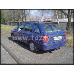 S-286 STEINHOF Фаркоп на Skoda Felicia универсал 1995-2001 без снятия и подрезки бампера. Тип шара: H (сварное крепление шара). Нагрузки: 1000/50 кг, масса фаркопа 