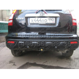 FA 0511-E Бизон Фаркоп на Honda CR-V 2006-2013. Требуется подрезка бампера. Тип шара: E (легкосъемный шар под квадрат). Нагрузки: 2500/120 кг. Не комплектуется 