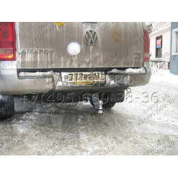 FA 0570-E Бизон Фаркоп на Volkswagen Amarok 2010-2022 без подрезки бампера. Тип шара: E (легкосъемный шар под квадрат). Нагрузки: 3200/120 кг. Не комплектуется эле