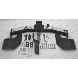TLC-07-991124.00 PT GROUP Фаркоп с нержавеющей накладкой на Toyota Land Cruiser 200 2007-2021, Lexus LX 2016-2022 без подрезки бампера. Тип шара: E (легкосъемный шар под квадра