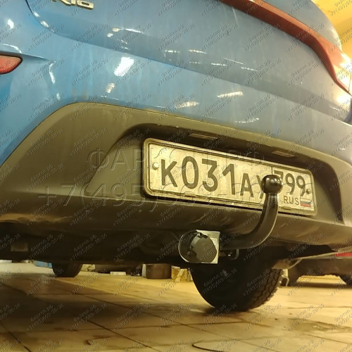 H228-A Лидер-плюс ТСУ для Hyundai Solaris 2 седан 2017-2022, Kia Rio 4 седан 2017-2020 без снятия и выреза бампера. Нагрузки: 1200/75 кг, масса фаркопа 14,1 кг (без электрики в комплекте)