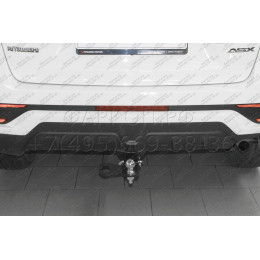 MAS-10-991122.00 PT GROUP Фаркоп на Mitsubishi ASX 2010-2022 без подрезки бампера. Тип шара: E (легкосъемный шар под квадрат). Нагрузки: 1600/80 кг, масса фаркопа 17 кг (б