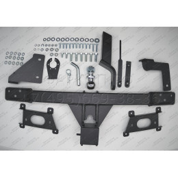GEA-18-991122.00 PT GROUP Фаркоп на Geely Atlas 2018-2021 без подрезки бампера. Тип шара: E (легкосъемный шар под квадрат). Нагрузки: 1500/75 кг, масса фаркопа 18,7 кг (бе