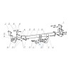2558-A ORIS Фаркоп на Citroen Spacetourer 2016-, Peugeot Traveller 2016-, Citroen Jumpy 2016-, Peugeot Expert 2016-, Toyota Proace 2016-, Opel Zafira Life 2019-, Opel Vivaro 2019- без выреза в бампере. Тип шара: A. Нагрузки: 2500/100 кг, масса фаркопа 22,