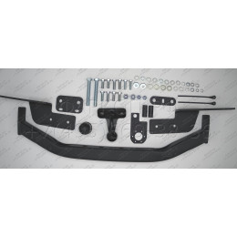 3016-F ORIS Фаркоп на Toyota Land Cruiser Prado J120 2003-2010, J150 2010-2023, Toyota 4runner 2002-2009 без выреза в бампере. Тип шара: F. Нагрузки: 2000/120 кг, масса фаркопа 20 кг (без элек