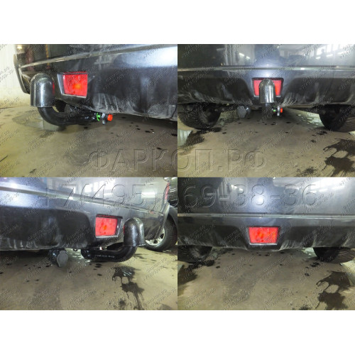 348037600001 WESTFALIA Фаркоп на Subaru XV 2012-2017. Вертикальное быстросъемное крепление шара (снятие защищено ключом). Невидимый вырез в бампере. Нагрузки 1600/75 кг, масса фаркопа 20 кг