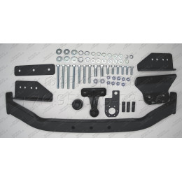 4126-F ORIS Фаркоп на Mitsubishi Pajero Sport 1998-2008, Montero Sport 1998-2008 без выреза в бампере. Тип шара: F. Нагрузки: 2000/100 кг, масса фаркопа 18,9 кг (без электрики в комп