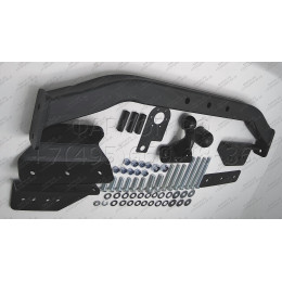 4126-F ORIS Фаркоп на Mitsubishi Pajero Sport 1998-2008, Montero Sport 1998-2008 без выреза в бампере. Тип шара: F. Нагрузки: 2000/100 кг, масса фаркопа 18,9 кг (без электрики в комп
