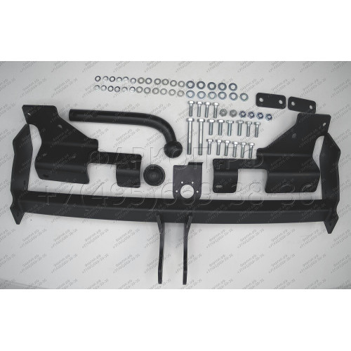 4152-A ORIS Фаркоп на Mitsubishi Outlander 2003-2006, Mitsubishi Airtrek 2003-2006 без выреза в бампере. Тип шара: A. Нагрузки: 1500/75 кг, масса фаркопа 20 кг (без электрики в комплекте)