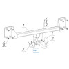 4750-AN ORIS Фаркоп на BMW X5 E70 2007-2013, X5 F15 2013-2018, BMW X6 F16 2014-2019. Тип шара: A. Нагрузки: 2500/100 кг, масса фаркопа 23 кг (без электрики в комплекте)