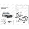 F.6017.005 BERG Фаркоп на Lada Largus (вкл. Cross) 2012- без снятия и подрезки бампера. Тип шара: E. Нагрузки: 1300/75 кг, масса фаркопа 17 кг (без электрики в комплекте)
