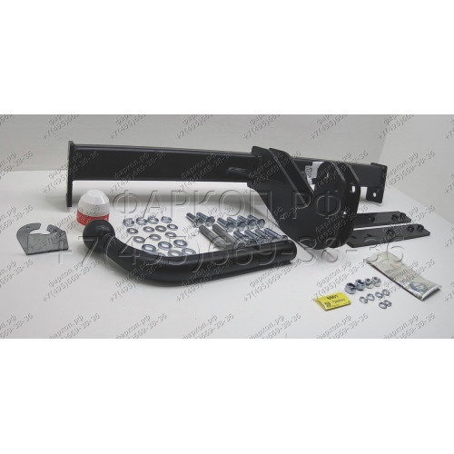6501 Трейлер Фаркоп для Volvo XC70 2007-2016. Требуется подрезка бампера. Тип шара: A. Нагрузки: 1500/60 кг, масса фаркопа 16 кг (без электрики в комплекте)