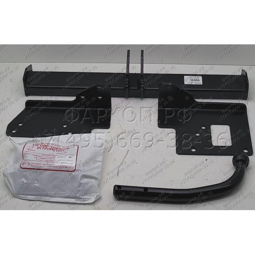 7310 Трейлер Фаркоп для Hyundai Tucson 2004-2010 (кроме двигателя 2,7 л), Kia Sportage 2005-2010, кроме авто с двумя выхлопными трубами без снятия и подрезки бампера. Тип шара: A. Нагрузки: 1200/60 кг, масса фаркопа 19 кг (без электрики в комплекте)