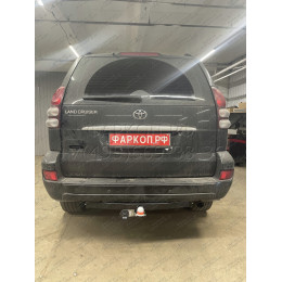 7810 Трейлер Фаркоп для Toyota Land Cruiser Prado 150 2009-2023 без снятия и подрезки бампера. Тип шара: A. Нагрузки: 1200/60 кг, масса фаркопа 16 кг (без электрики в к