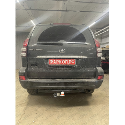 7810 Трейлер Фаркоп для Toyota Land Cruiser Prado 150 2009-2023 без снятия и подрезки бампера. Тип шара: A. Нагрузки: 1200/60 кг, масса фаркопа 16 кг (без электрики в комплекте)