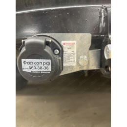 7810 Трейлер Фаркоп для Toyota Land Cruiser Prado 150 2009-2023 без снятия и подрезки бампера. Тип шара: A. Нагрузки: 1200/60 кг, масса фаркопа 16 кг (без электрики в к