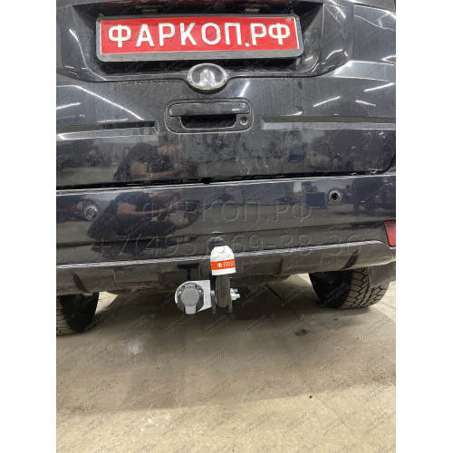 8120 Трейлер Фаркоп для Great Wall Hover H3 (CC 6460KM27) 2009-2013, Great Wall Hover H5 (CC 6461KM29) 2010-2016, Haval H5 2020-2021. Требуется подрезка бампера. Тип шара: A. Нагрузки: 1200/60 кг, масса фаркопа 16 кг (без электрики в комплекте)