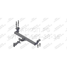 8221 Трейлер Фаркоп для Chery Tiggo 2WD рестайлинг 2006-2014, Vortex Tingo 2010-2013, Toyota RAV4 2000-2006 без снятия и подрезки бампера. Тип шара: E (легкосъемный шар под ква