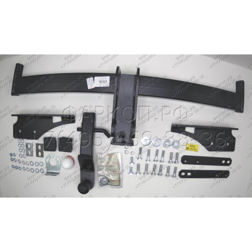 8320 Трейлер Фаркоп для JAC T9 2024-, Sollers ST9 2025- без снятия и подрезки бампера. Тип шара: E (легкосъемный шар под квадрат). Нагрузки: 1300/60 кг (без электрики в комплекте)