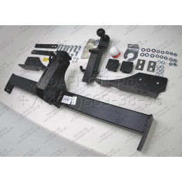8320 Трейлер Фаркоп для JAC T9 2024-, Sollers ST9 2025- без снятия и подрезки бампера. Тип шара: E (легкосъемный шар под квадрат). Нагрузки: 1300/60 кг (без электр