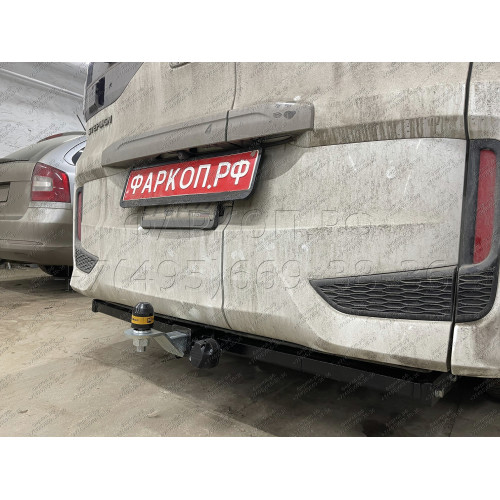 90803-E MOTODOR Фаркоп с оцинкованным шаром на Honda Stepwgn 2015-2022 без выреза в бампере. Тип шара: E. Нагрузки 1500/75 кг, масса фаркопа 19 кг (без электрики в комплекте)