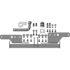 92514-A MOTODOR Фаркоп с оцинкованным шаром на Toyota Corolla 2007-2013, 2013-2019. Необходима подрезка бампера. Тип шара: A. Нагрузки 1500/75 кг, масса фаркопа 16,5 кг (без электрики в комплекте)