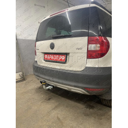 92711-A MOTODOR Фаркоп с оцинкованным шаром на Skoda Kodiaq 2017-2023 (требуется подрезка бампера), Volkswagen Tiguan II 2016-2024 (без выреза в бампере), Volkswagen Tiguan 2007-2016 (тр