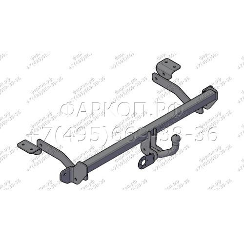 9510 Трейлер Фаркоп для Peugeot Partner L1 2008-2018, 2018-, Citroen Berlingo L1 2008-2018, 2018-, Toyota Proace City L1 2019-, Opel Combo L1 2018-, Peugeot Rifter L1 2019-, FIAT Doblo L1 2022-. Требуется подрезка бампера. Тип шара: A. Нагрузки: 1200/60 к