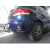 A038C GALIA Полностью оцинкованный фаркоп на Audi A3 2003-2008: хетчбек 3 двери, VW Golf V, VI, Plus хетчбек 3/5 дверей 2003-2008, 2008-2013 (2WD только). Тип шара: C (горизонтальный съемный). Подрезка бампера. Нагрузки: 1600/75 кг, масса фаркопа 15,37 кг