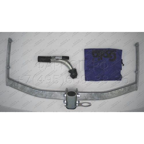 A038C GALIA Полностью оцинкованный фаркоп на Audi A3 2003-2008: хетчбек 3 двери, VW Golf V, VI, Plus хетчбек 3/5 дверей 2003-2008, 2008-2013 (2WD только). Тип шара: C (горизонтальный съемный). Подрезка бампера. Нагрузки: 1600/75 кг, масса фаркопа 15,37 кг