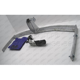 A038C GALIA Полностью оцинкованный фаркоп на Audi A3 2003-2008: хетчбек 3 двери, VW Golf V, VI, Plus хетчбек 3/5 дверей 2003-2008, 2008-2013 (2WD только). Тип шара: C (горизонтал